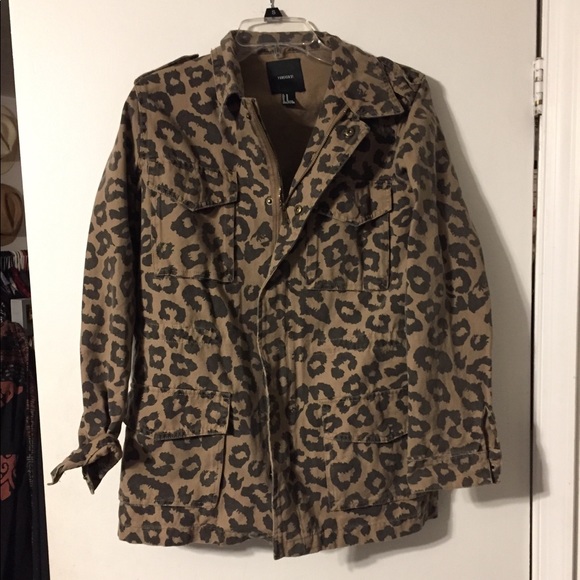 leopard utility jacket